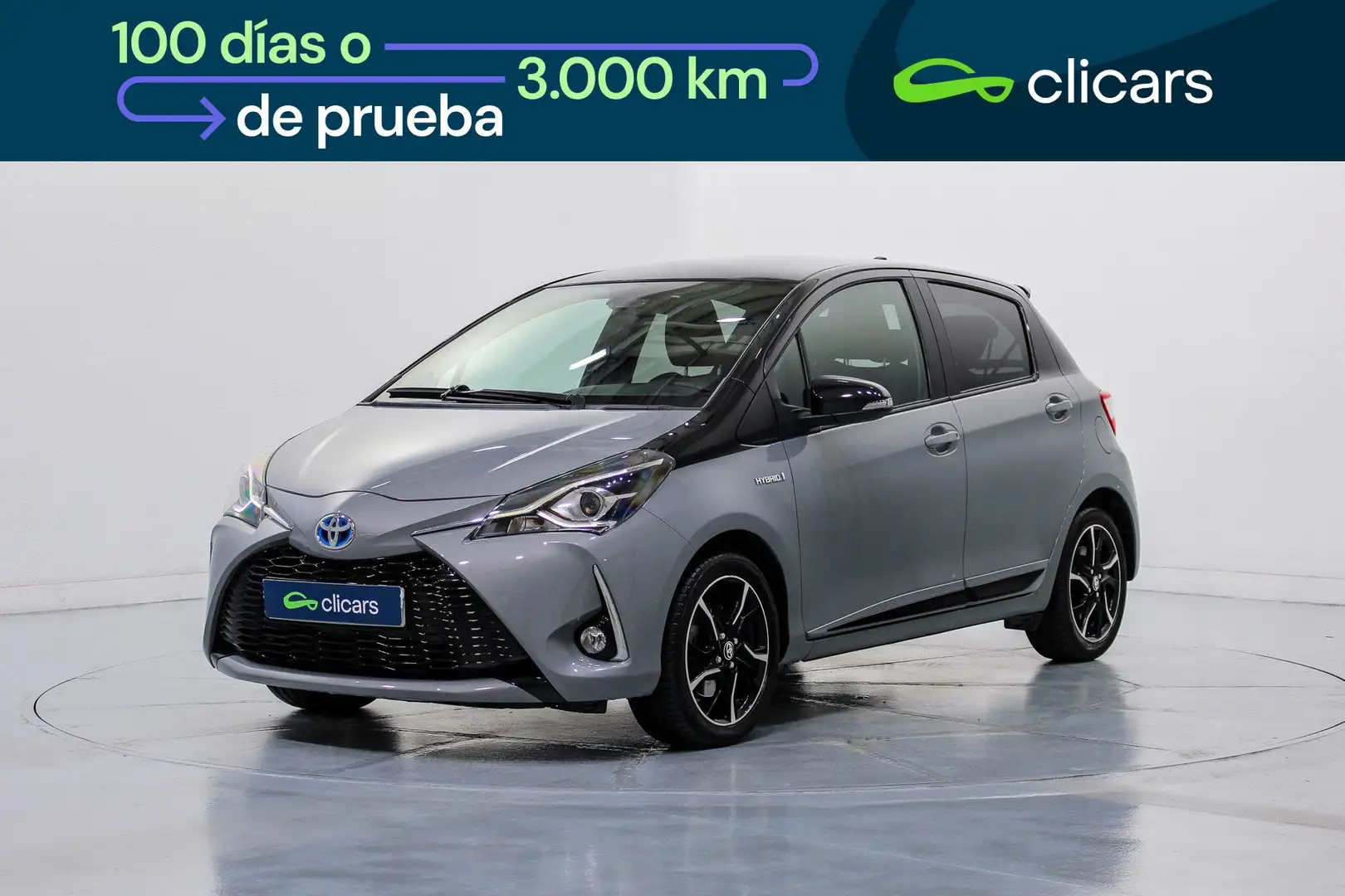 Toyota Yaris 100H 1.5 Feel! Gris - 1