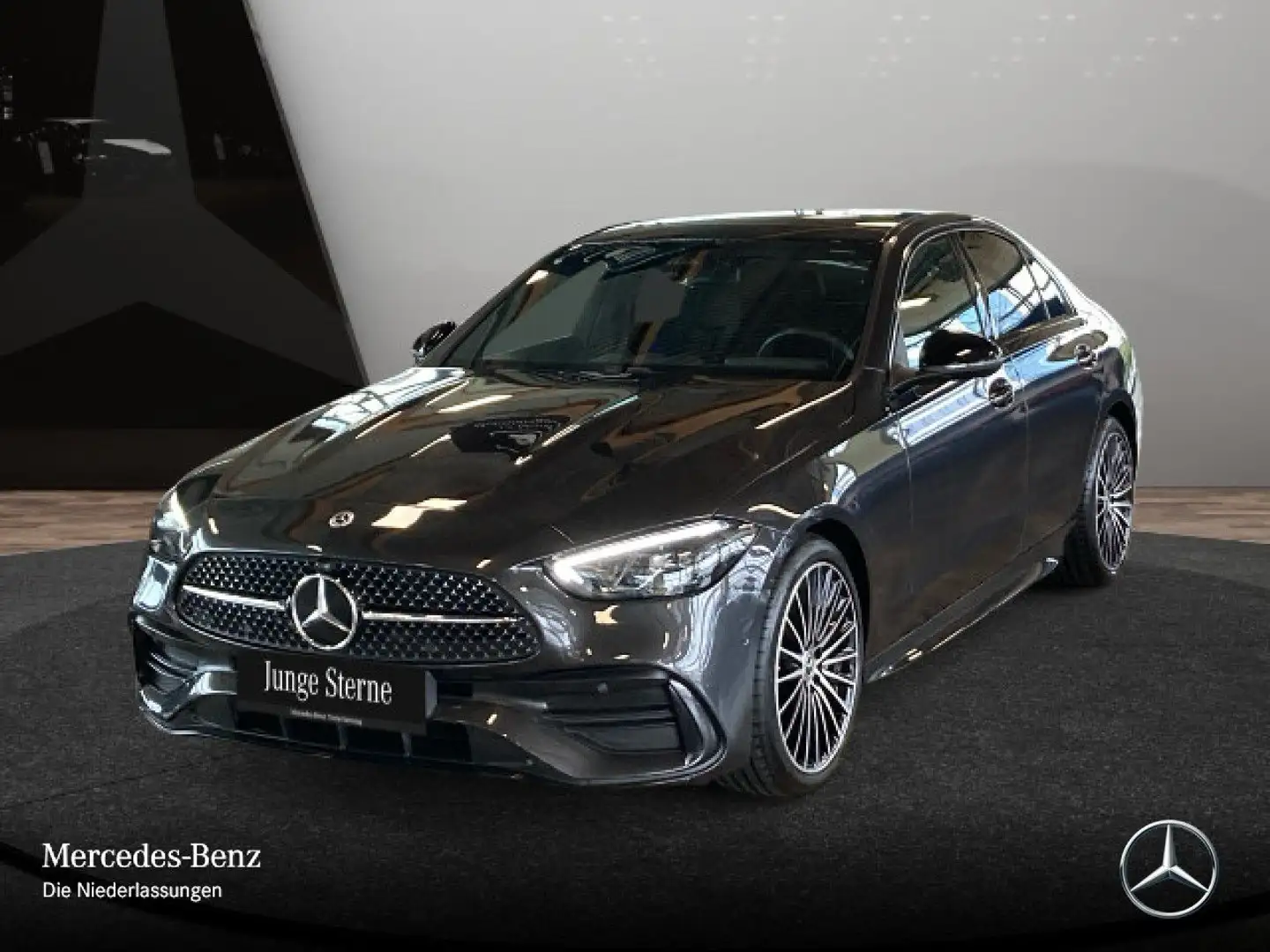 Mercedes-Benz C 180 AMG+NIGHT+PANO+LED+KAMERA+19"+TOTW+KEYLESS Grau - 2