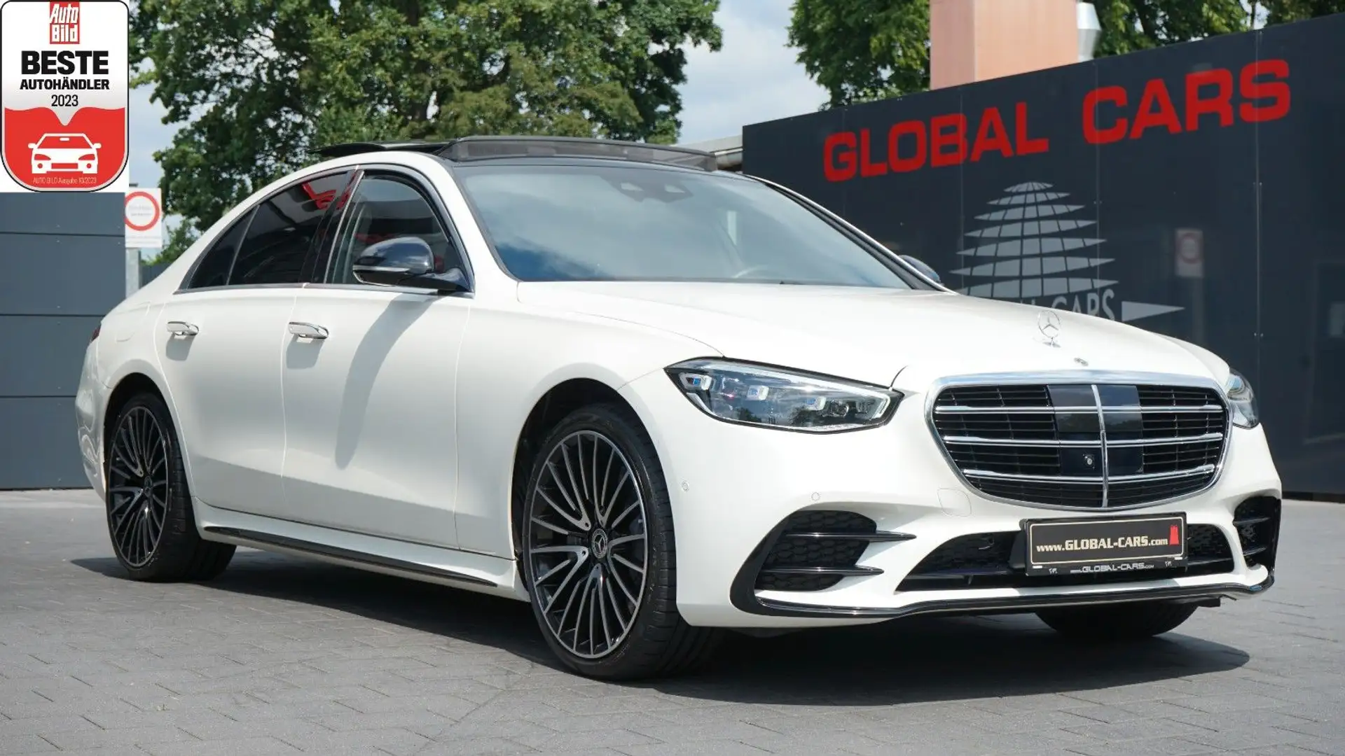 Mercedes-Benz S 400 D 4-MATIC*2xAMG LINE*PANO*CARBON*3D* Weiß - 1