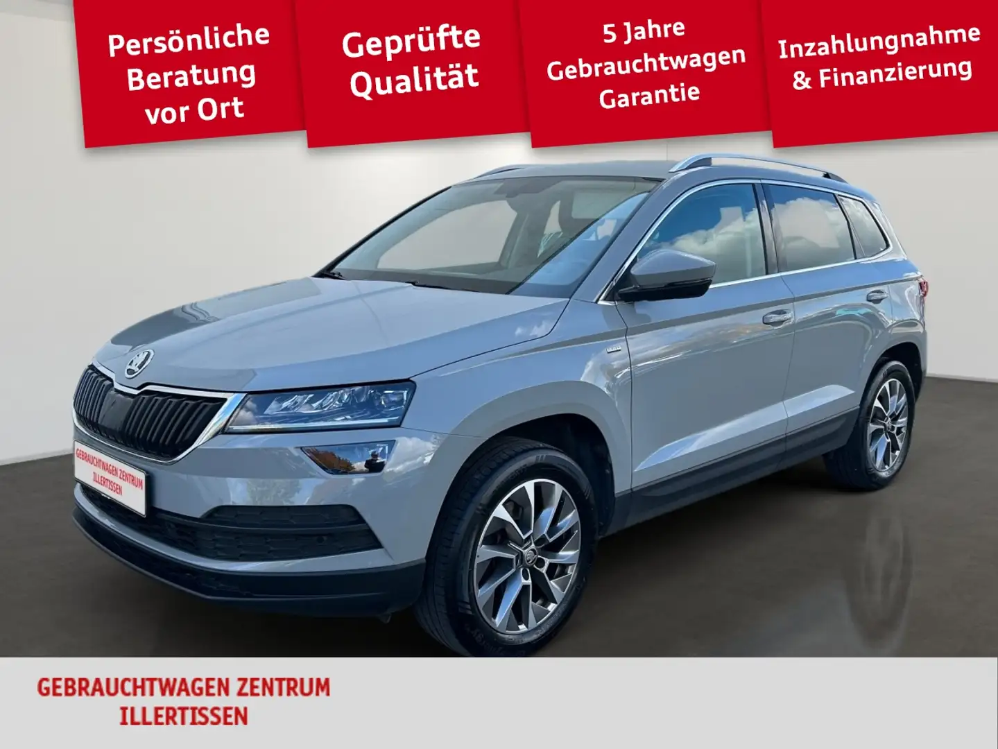 Skoda Karoq 2.0 TDI 4x4 Clever *AHK*LED*PDC*SITZH* Gris - 1