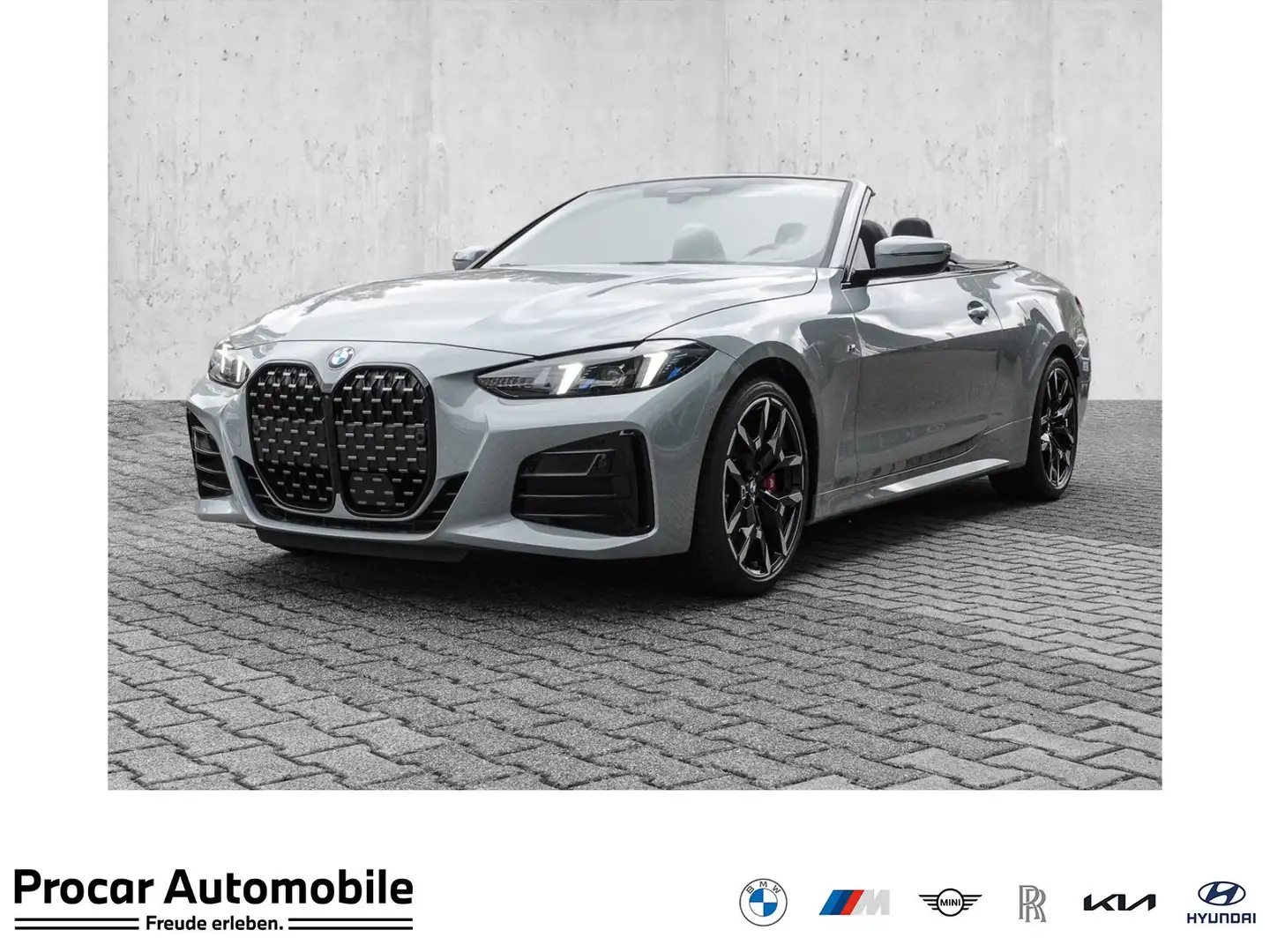 BMW 420 i M Sport Pro RFK LM19 HIFI Adapt.LED Gris - 1