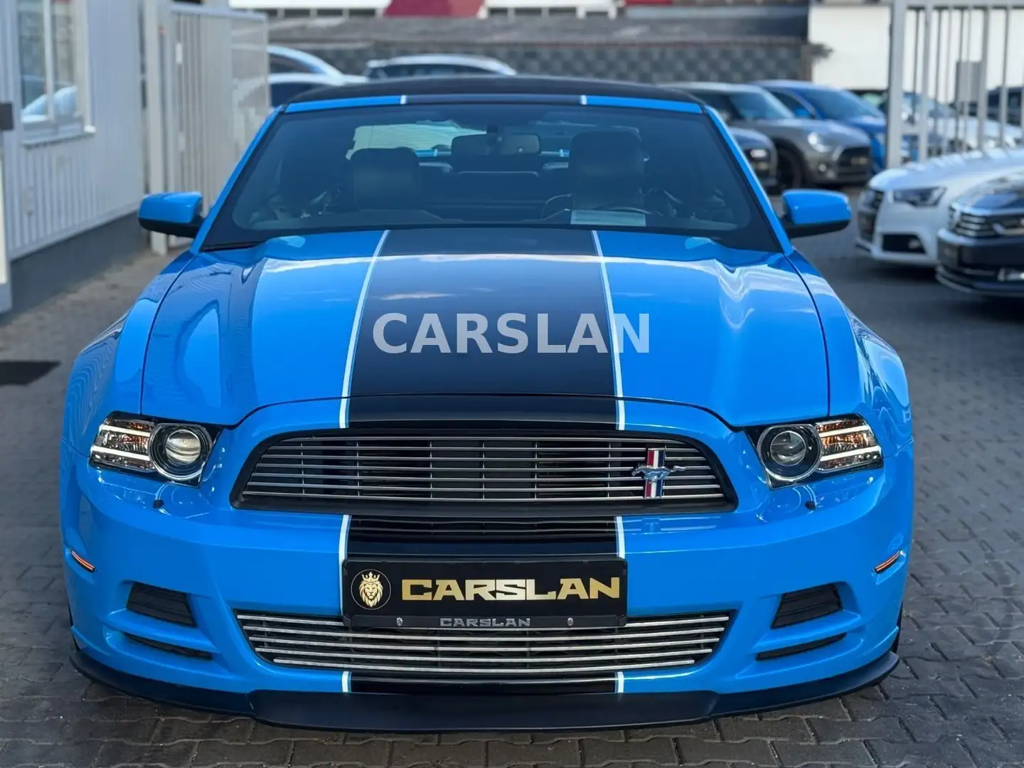 Ford Mustang 3.7 V6 CABRIO LED+R.KAM+LEDER+Bi-XENON Blau - 2