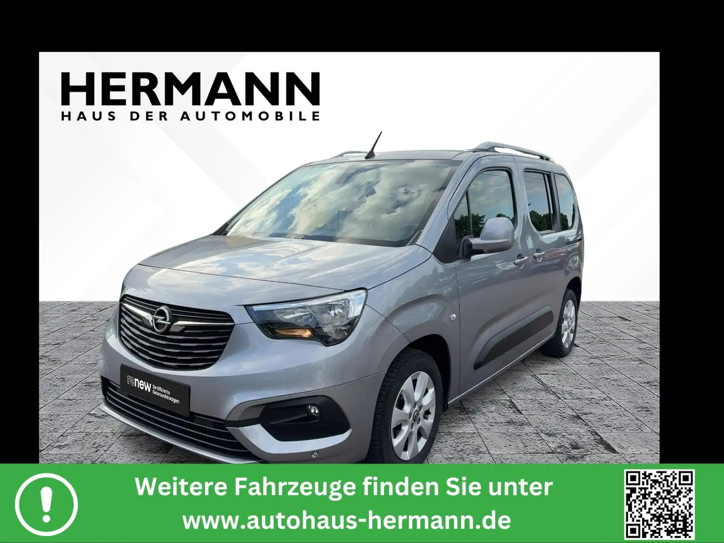 Opel Combo Life E 1.2 Turbo Edition *Navi*CarPlay* Grijs - 1
