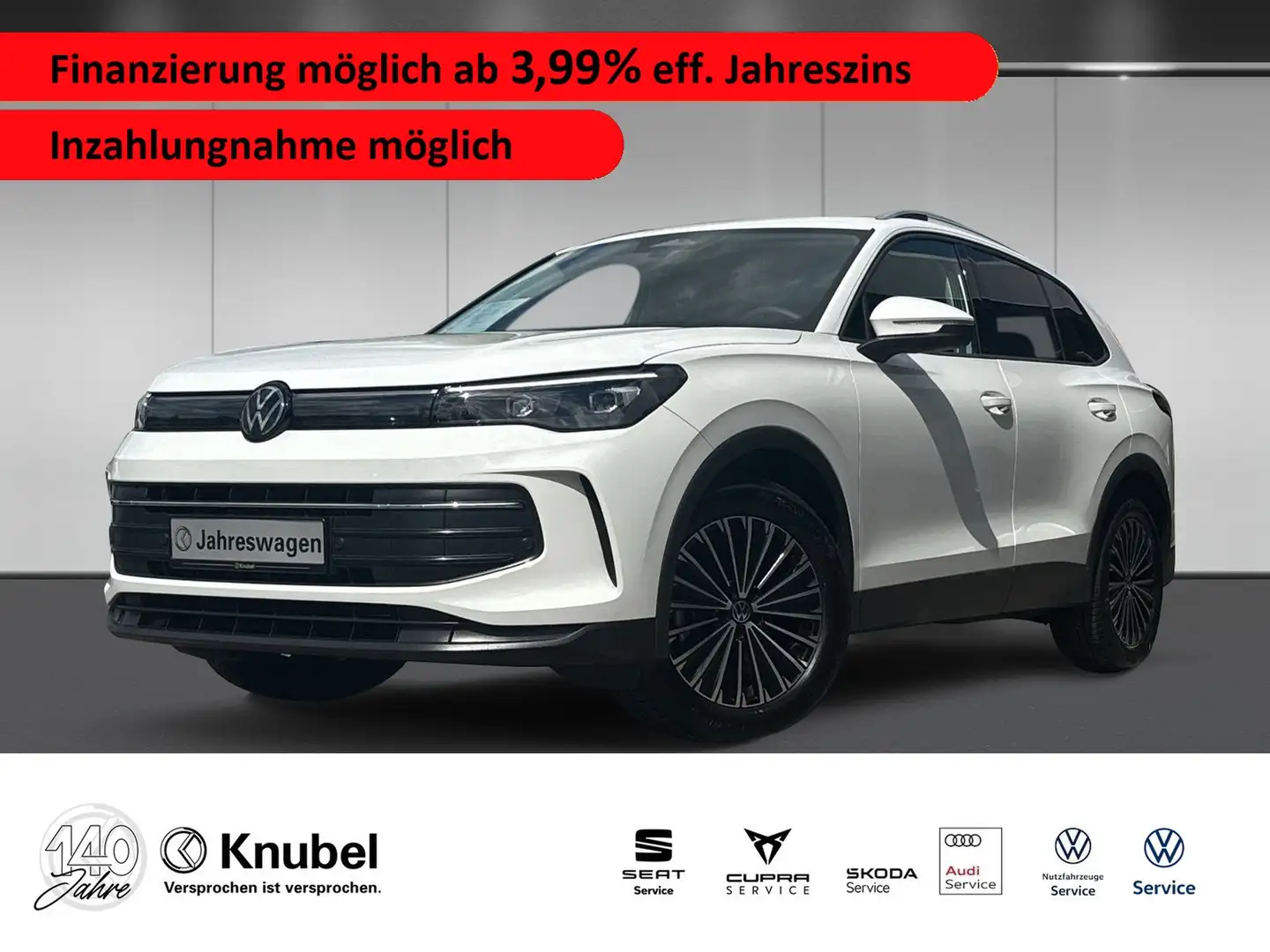 Volkswagen Tiguan Life 1.5 eTSI DSG NAVI/AHK/LED+ Weiß - 1