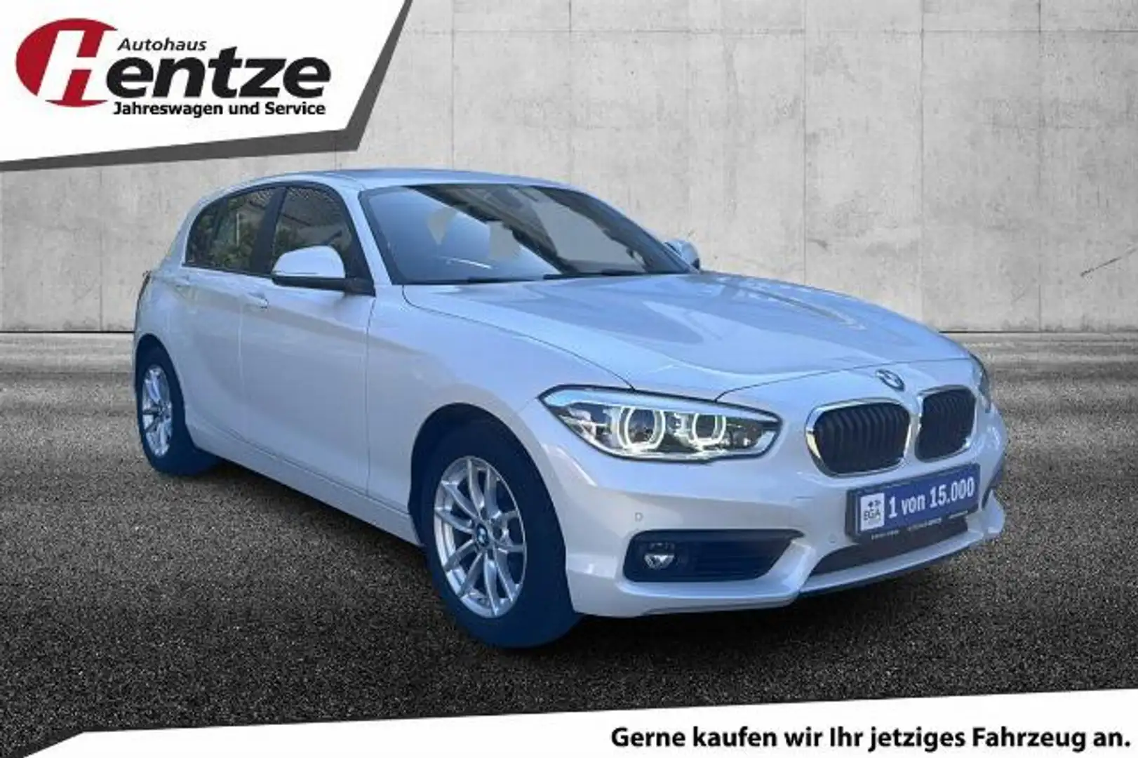 BMW 118 d Advantage Weiß - 2