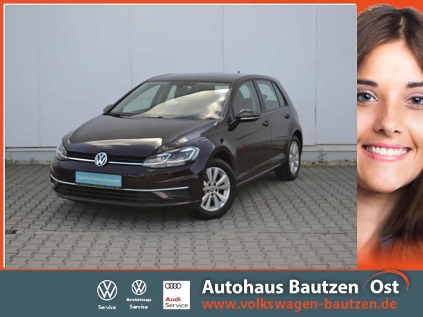 Volkswagen Golf VII 1.4 TSI DSG Comfortline LED/16-ZOLL/GRA/COMP. Braun - 1