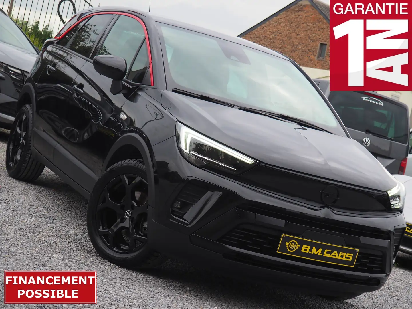 Opel Crossland 1.5 TD BOITE AUTO ✅GS LINE✅TVA-GPS-CLIM-LED Zwart - 1