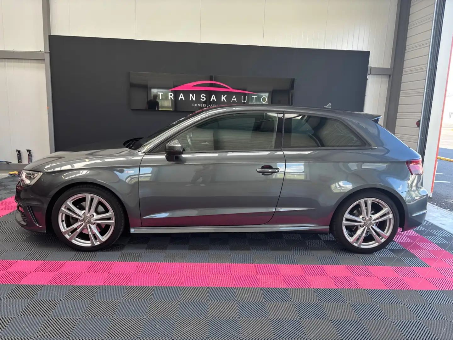 Audi A3 Quattro S Line S tronic 6 Gris - 2