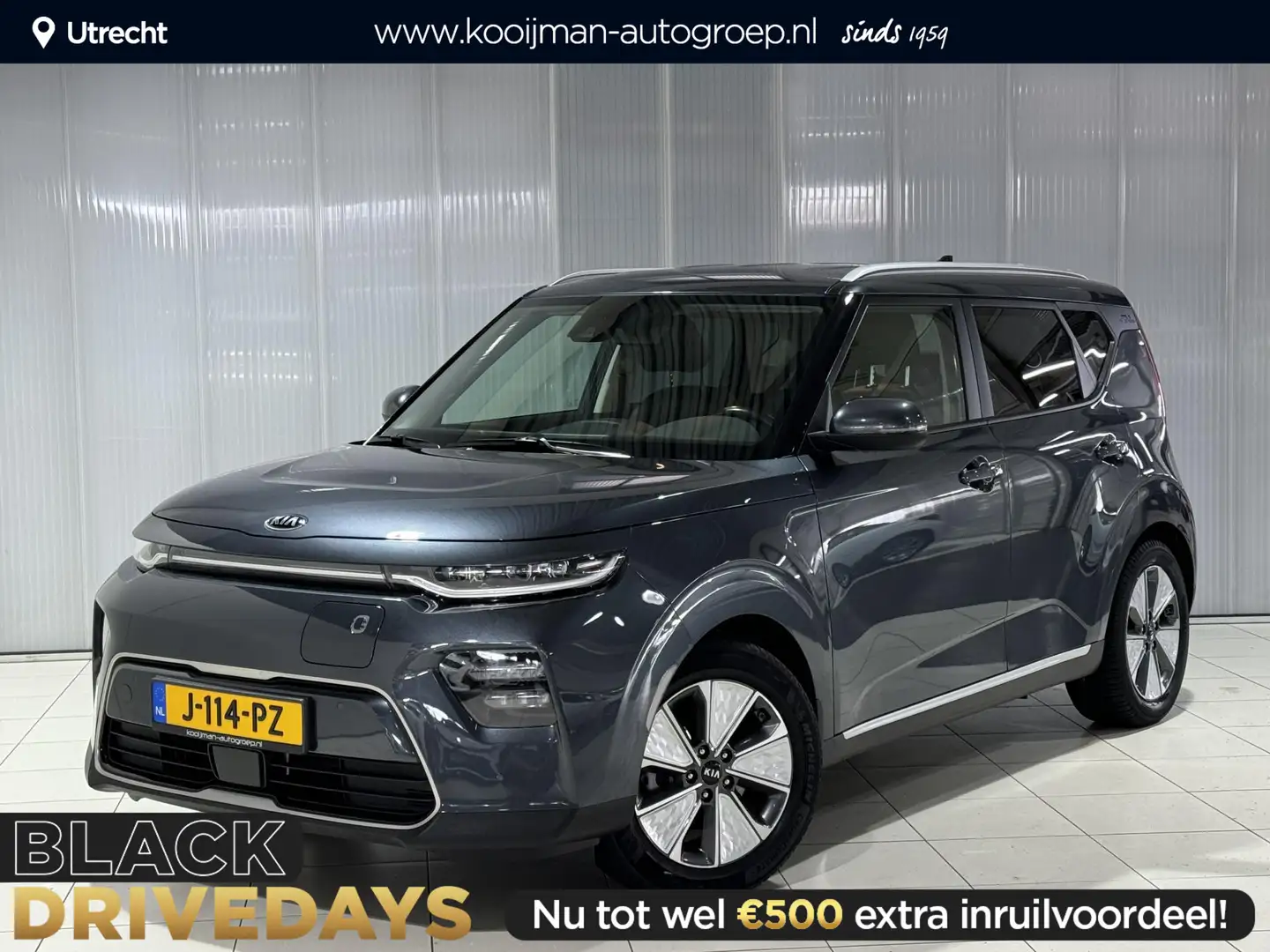 Kia Soul e-Soul DynamicPlusLine 64 kWh Keyless, Stoel/Stuur Gris - 1
