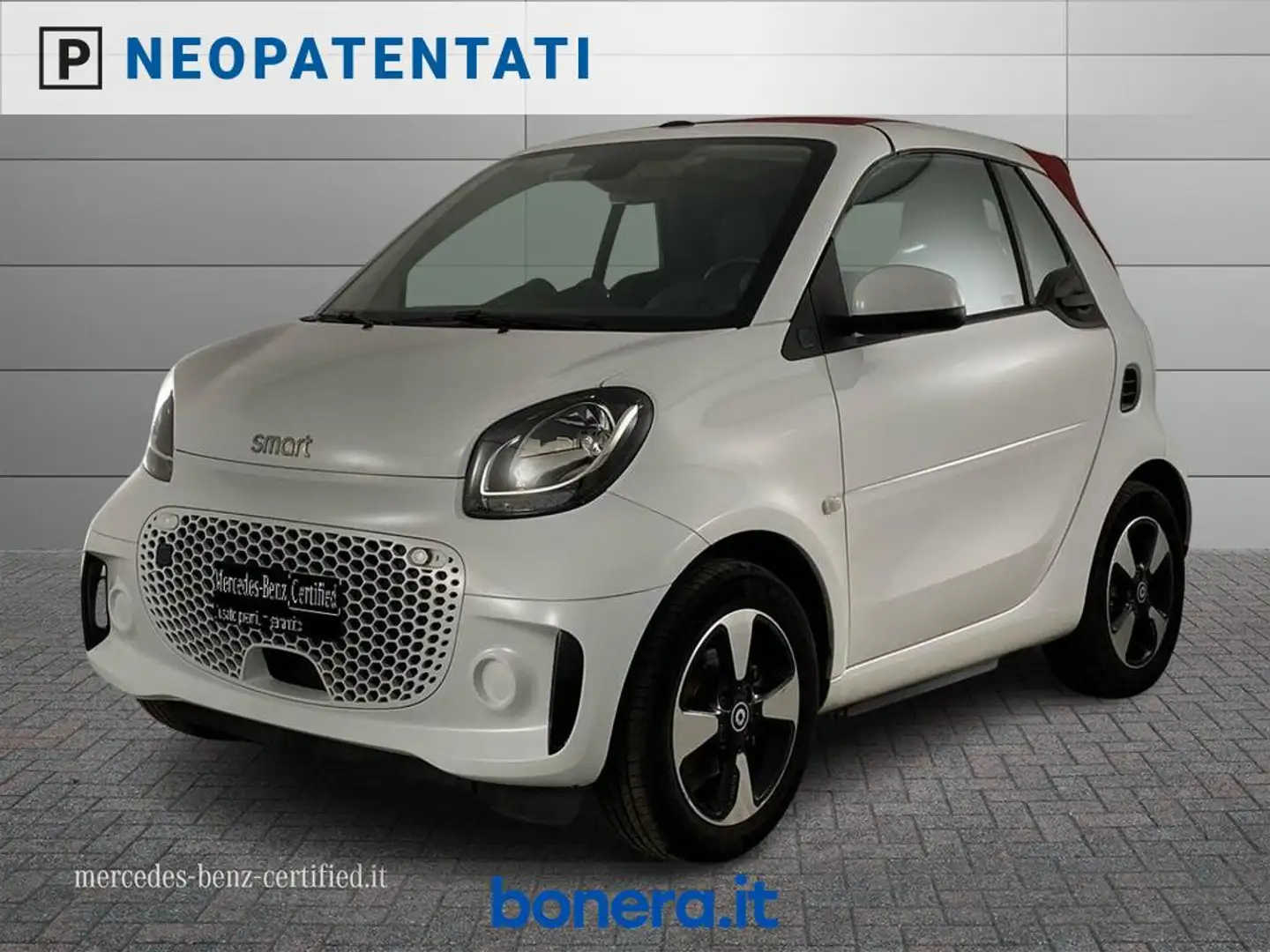smart forTwo Cabrio eq Passion 22kW Bianco - 1