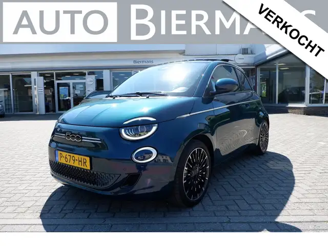 Fiat 500e La Prima 42 kWh / INCL. 12mnd BOVAG / Schuif-kante