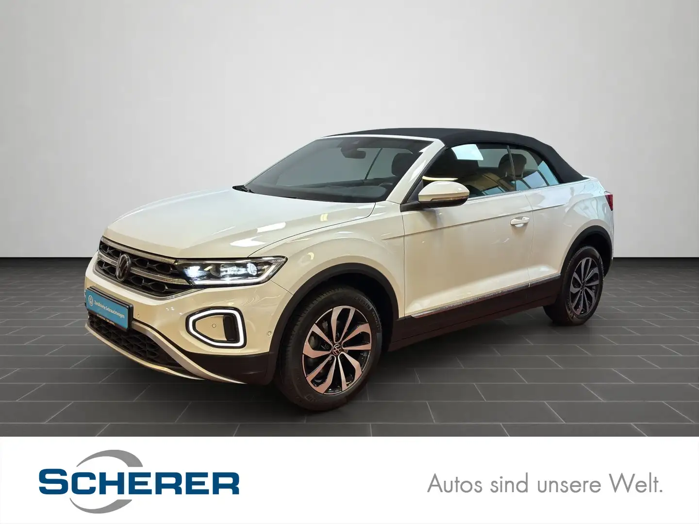 Volkswagen T-Roc Style 1.5 TSI AHK SHZ RFK Weiß - 1