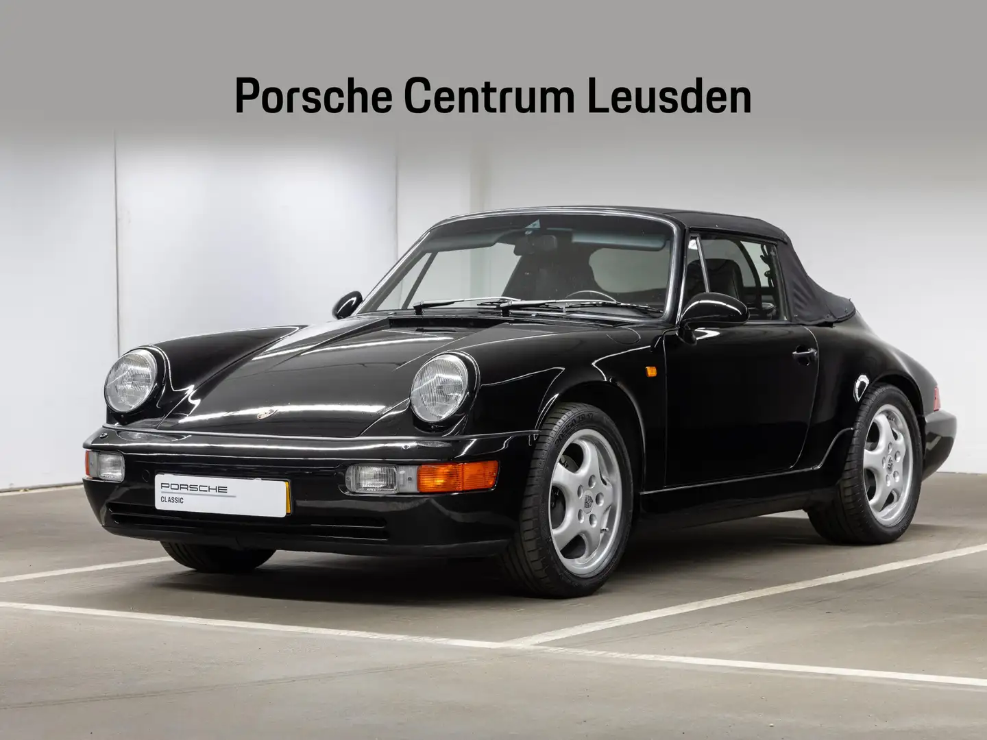 Porsche 911 Carrera Cabrio Zwart - 1