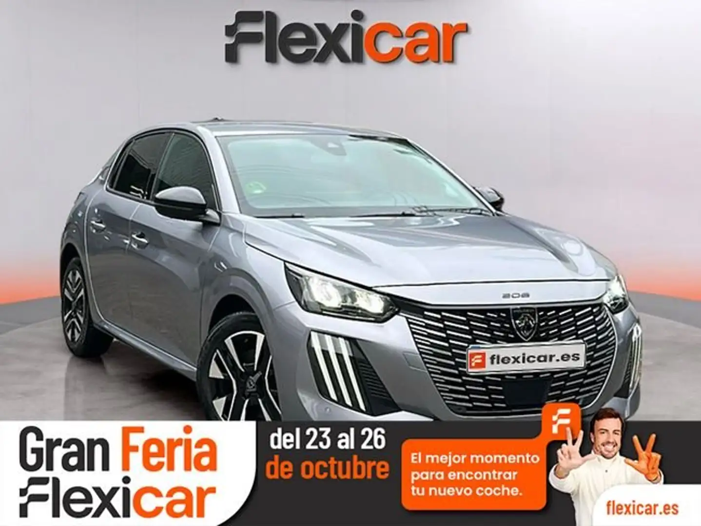 Peugeot 208 Allure Gasolina 100 S&S 6 Vel. MAN Gris - 1