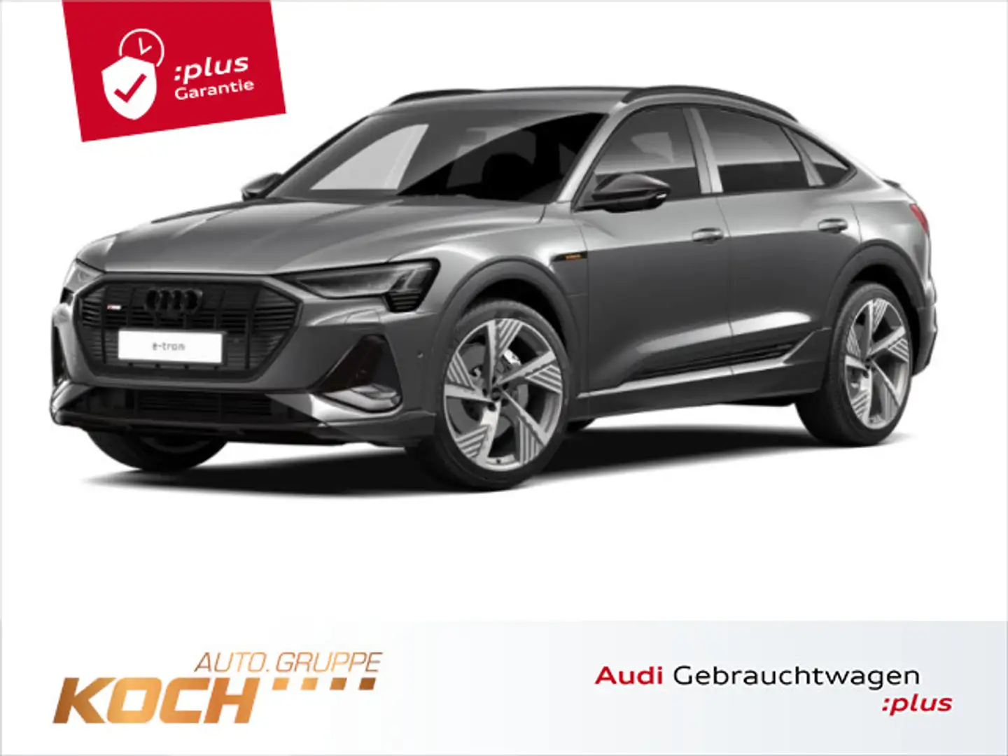 Audi e-tron 55 quattro S-Line, Matrix LED, Gri - 1