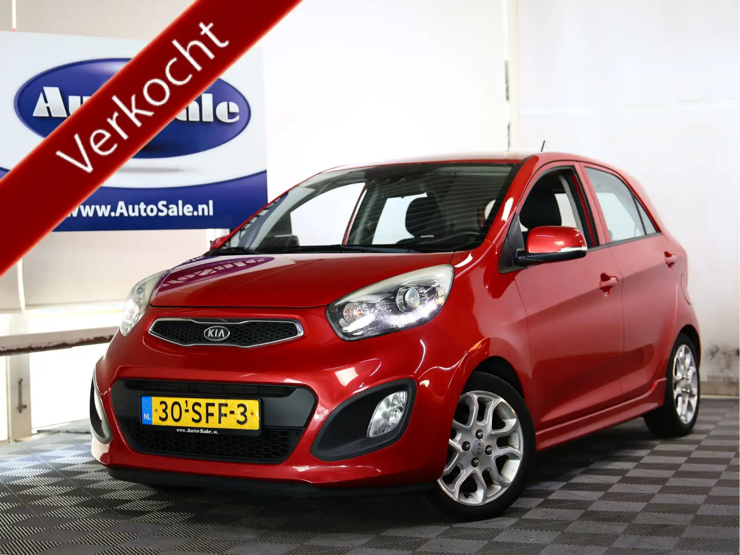 Kia Picanto 1.0 CVVT Comfort Pack AIRCO LMV '11 Rouge - 1