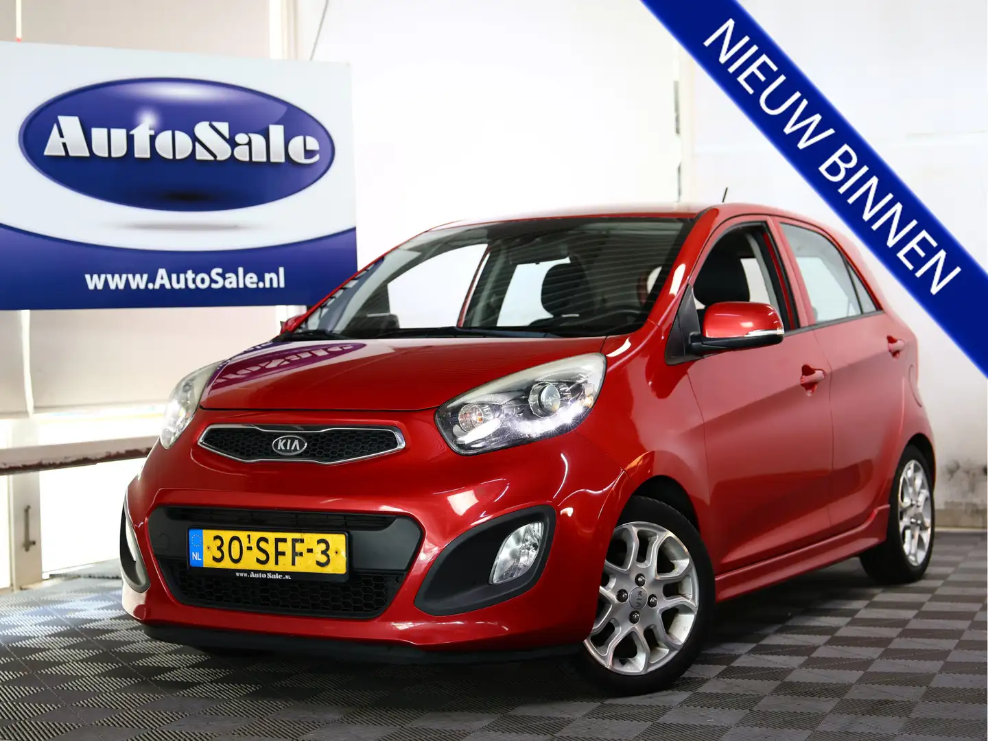 Kia Picanto 1.0 CVVT Comfort Pack AIRCO LMV '11 Rood - 1