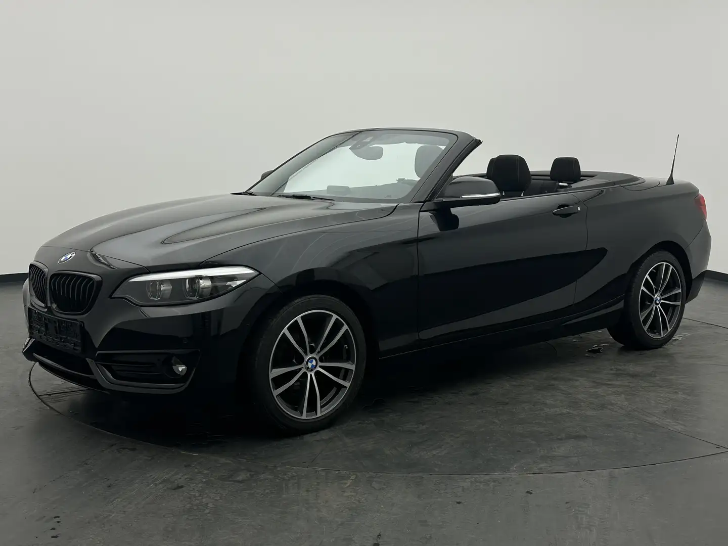 BMW 218 218i Cabrio Sport Line +KEYLESS+NAV+LED-SW+PDC+ Negro - 2
