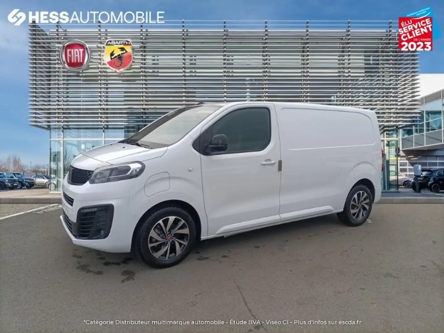 Fiat Scudo M100 kW batterie 50 kWh Pro Lounge Blanc - 1
