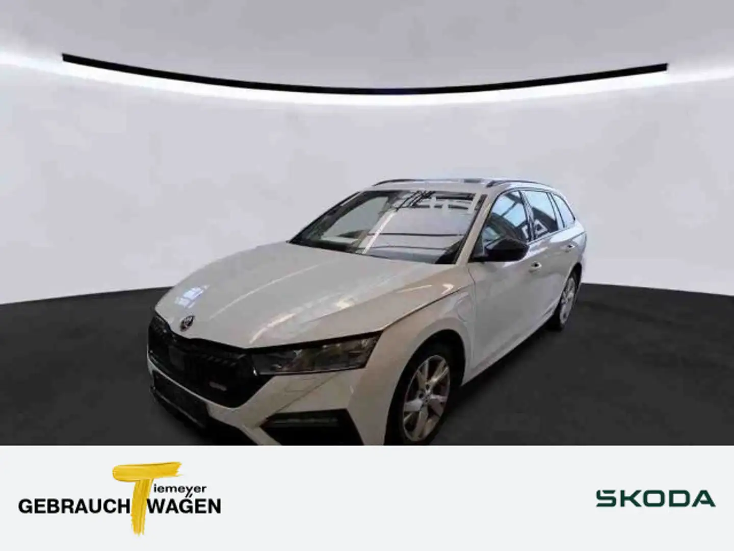 Skoda Octavia Combi RS iV eHybrid LM19 PANO STANDHZ CA Weiß - 1