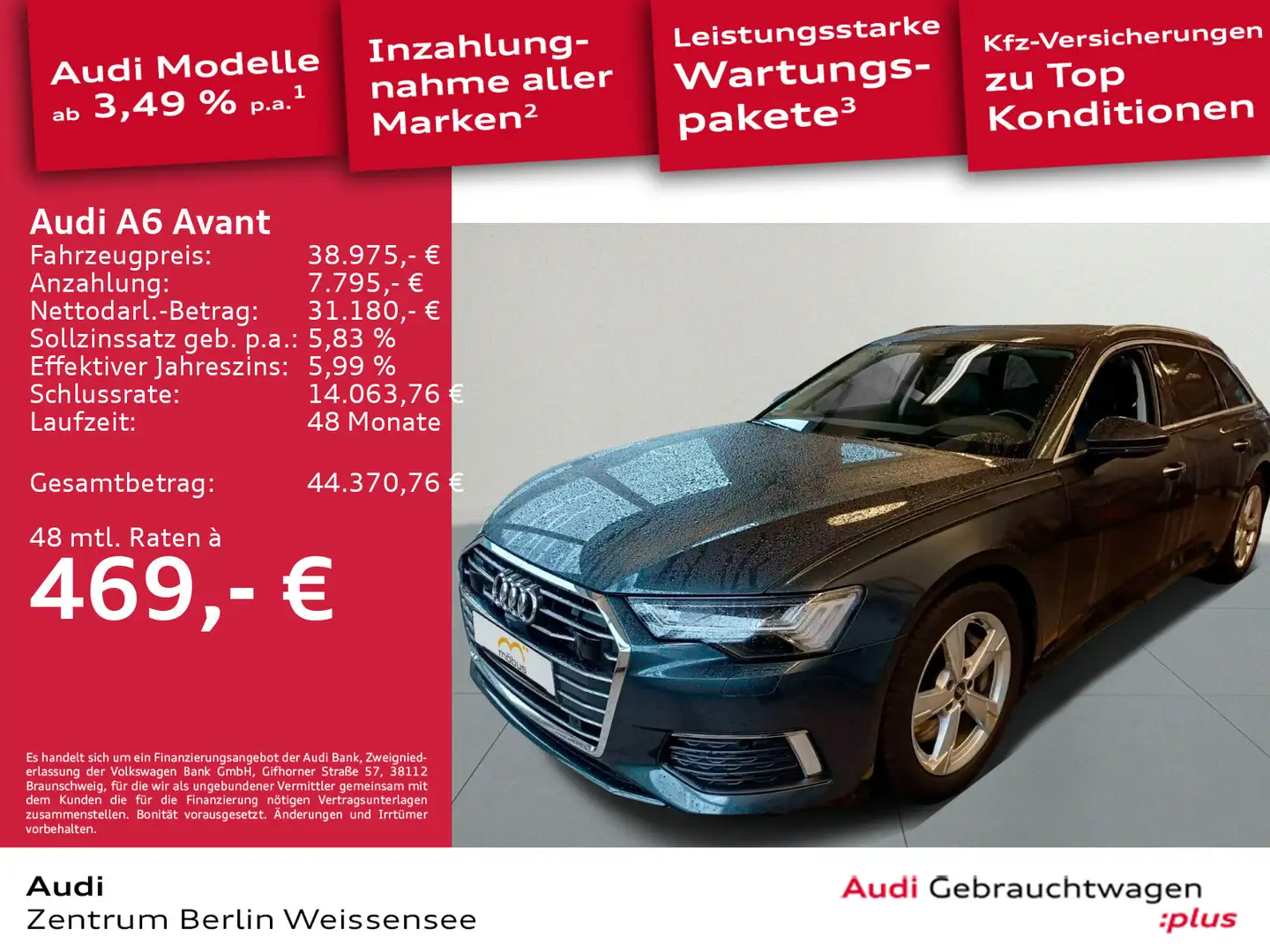 Audi A6 50 TFSI e S-TRO*QUA*MATRIX*PANO*HUD*360 Grau - 1