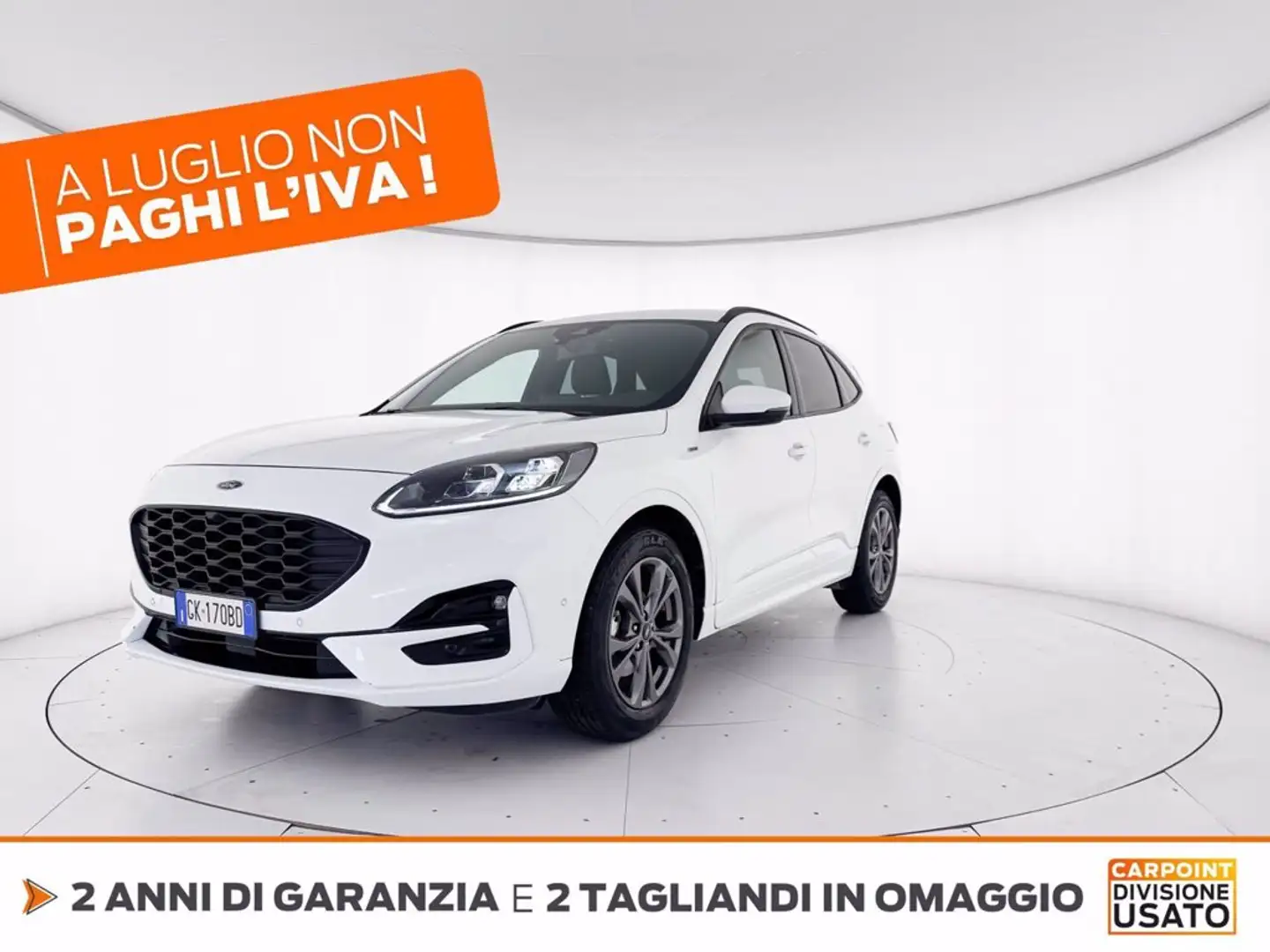 Ford Kuga 2.5 full hybrid st-line x 2wd 190cv cvt Bianco - 1