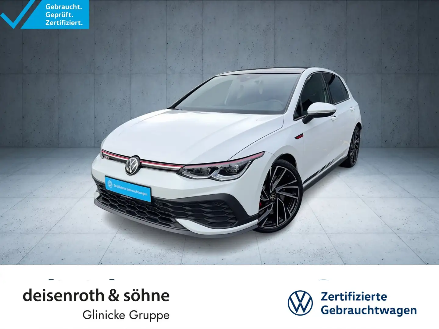 Volkswagen Golf GTI Clubsport Matrix/Pano/Nav/Kam/ACC/AC/19 Weiß - 1