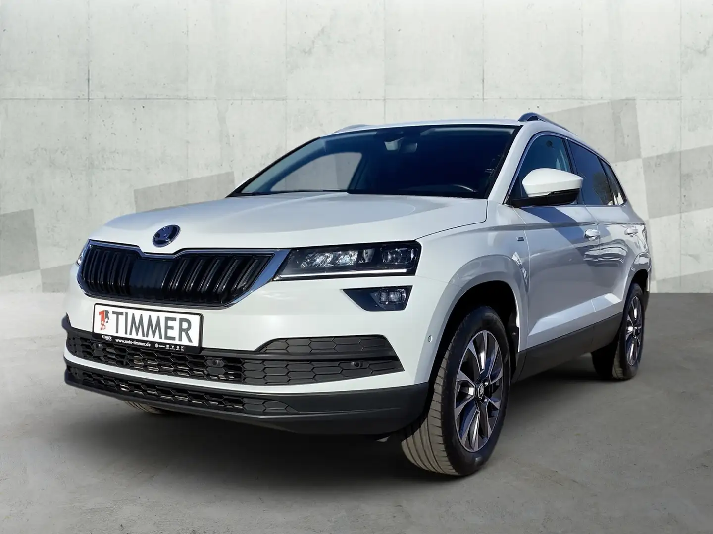 Skoda Karoq 2.0 TDI DSG 4x4 CLEVER *LED *ACC *RKAM *NAVI * Wit - 2