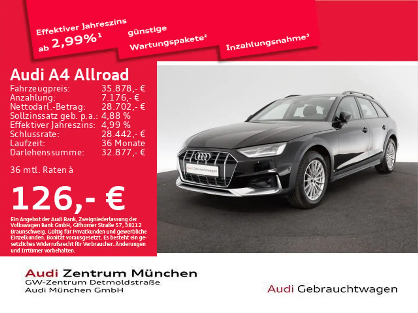 Audi A4 allroad A4 allroad 40 TDI qu. S tronic Virtual+/Navi+/Ma Černá - 1