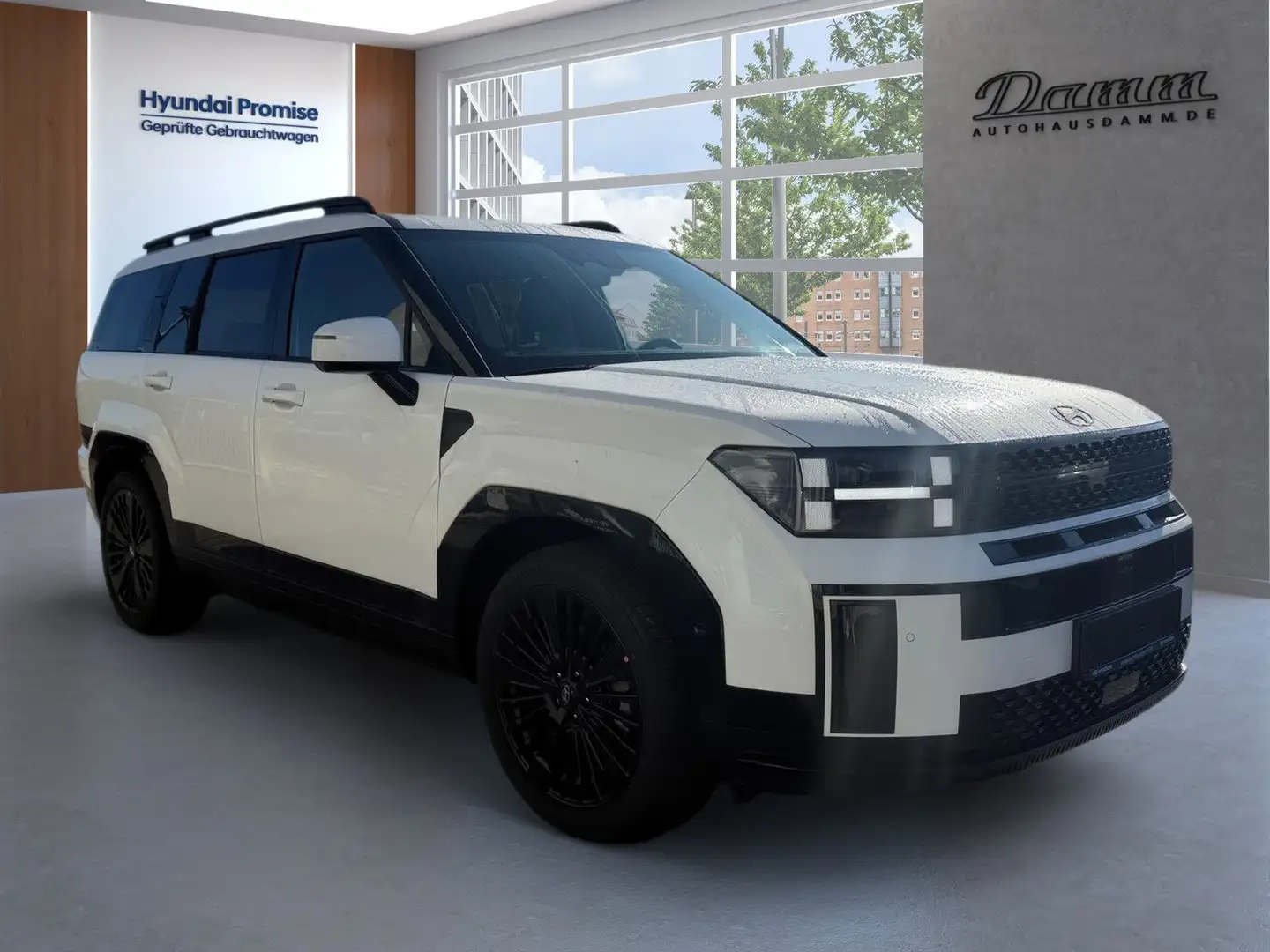 Hyundai SANTA FE 1.6 T-GDI Hybrid 158 kW 2WD Blackline Weiß - 2