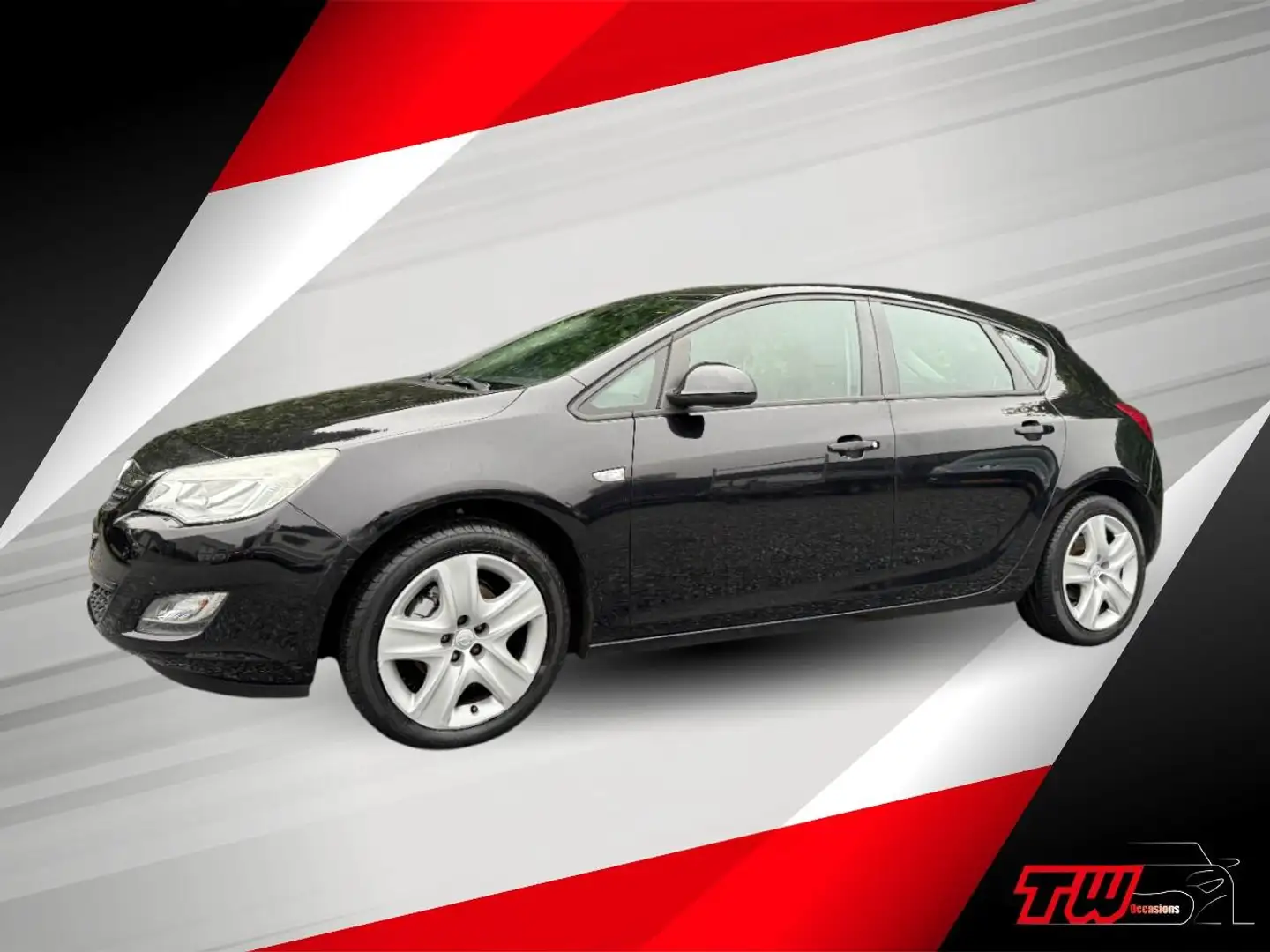 Opel Astra 1.4 Turbo Edition|NWE APK|AIRCO|CRUISE|STOELVER|PD Zwart - 1