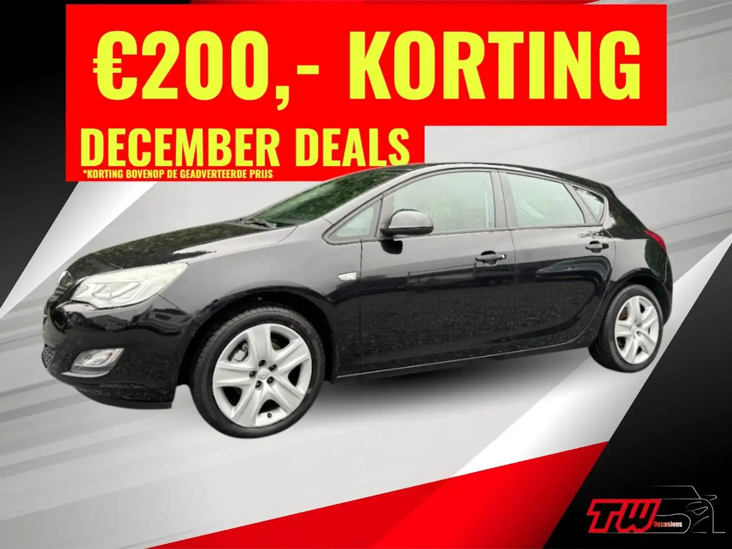 Opel Astra 1.4 Turbo Edition|NWE APK|AIRCO|CRUISE|STOELVER|PD Schwarz - 1