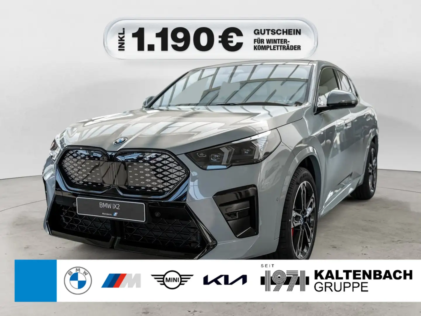 BMW iX2 xDrive30 M-Sport Pro 360° LED HUD ACC AHK Gris - 1