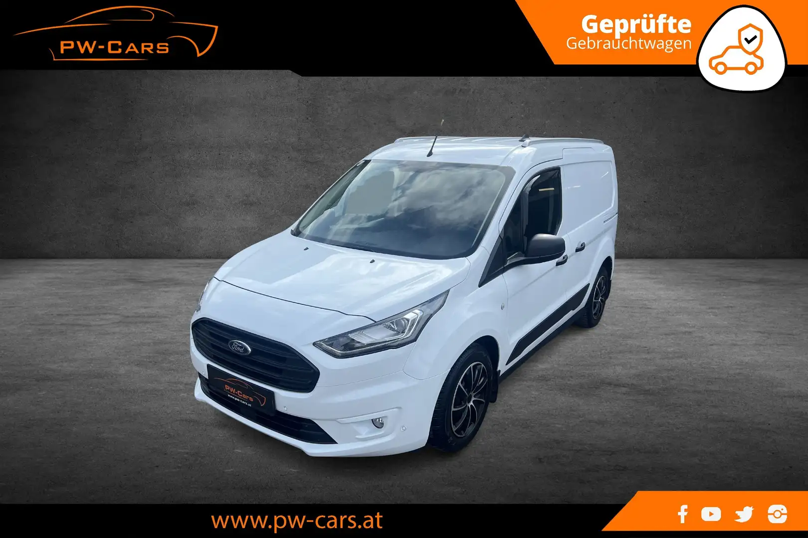 Ford Transit Connect Kasten SHZ KLIMA KAMERA SHZ AHK 2xSCHIEBETÜREN Weiß - 1