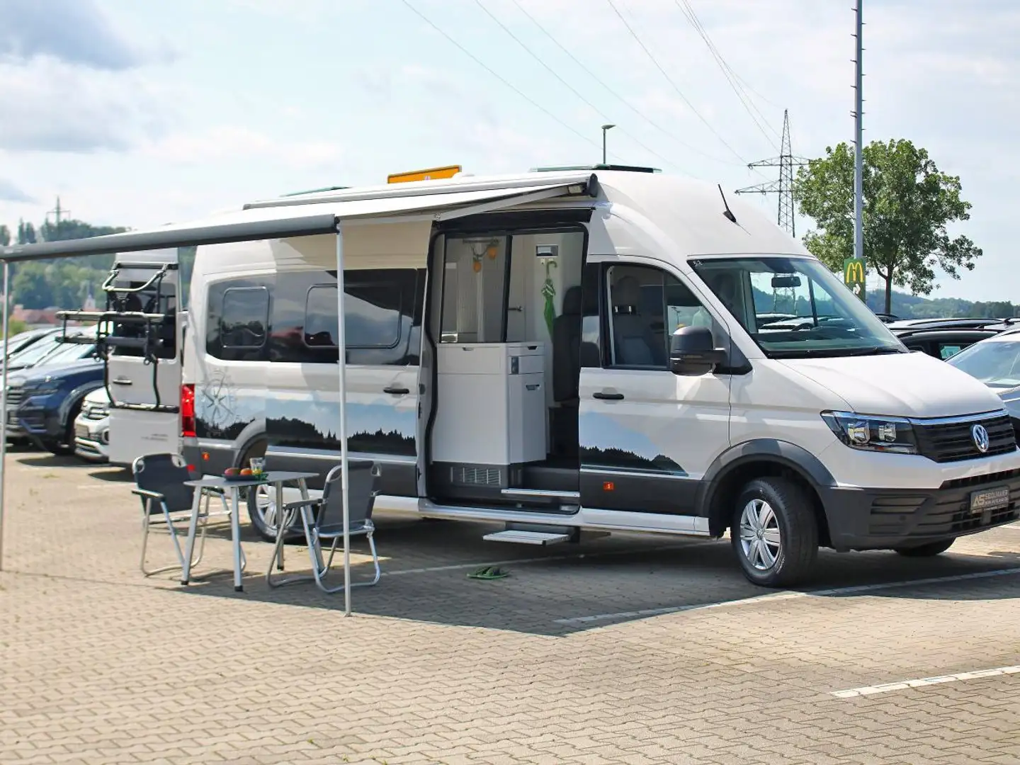 Volkswagen Grand California Crafter Grand California 680 AHK|RCam|LED|StandHZ Weiß - 2