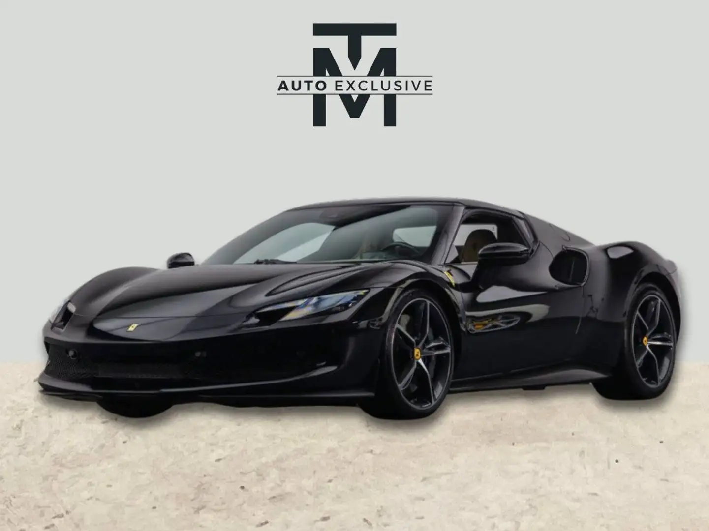 Ferrari 296 3.0 Turbo V6 Hybride 830 ch Negro - 1