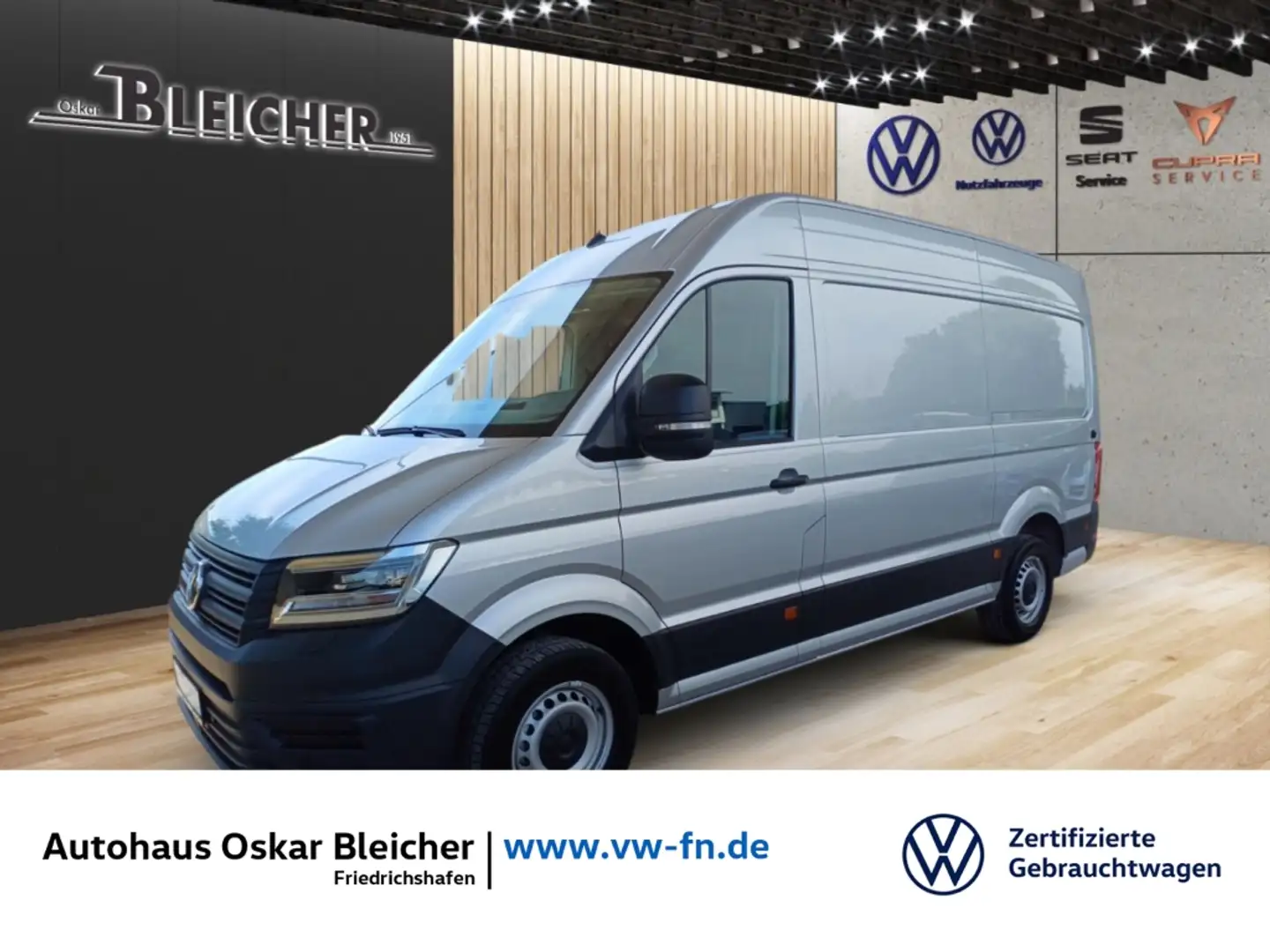 Volkswagen Crafter Kasten 35  mittellang Hochdach2.0 TDI L2H2 Zilver - 1