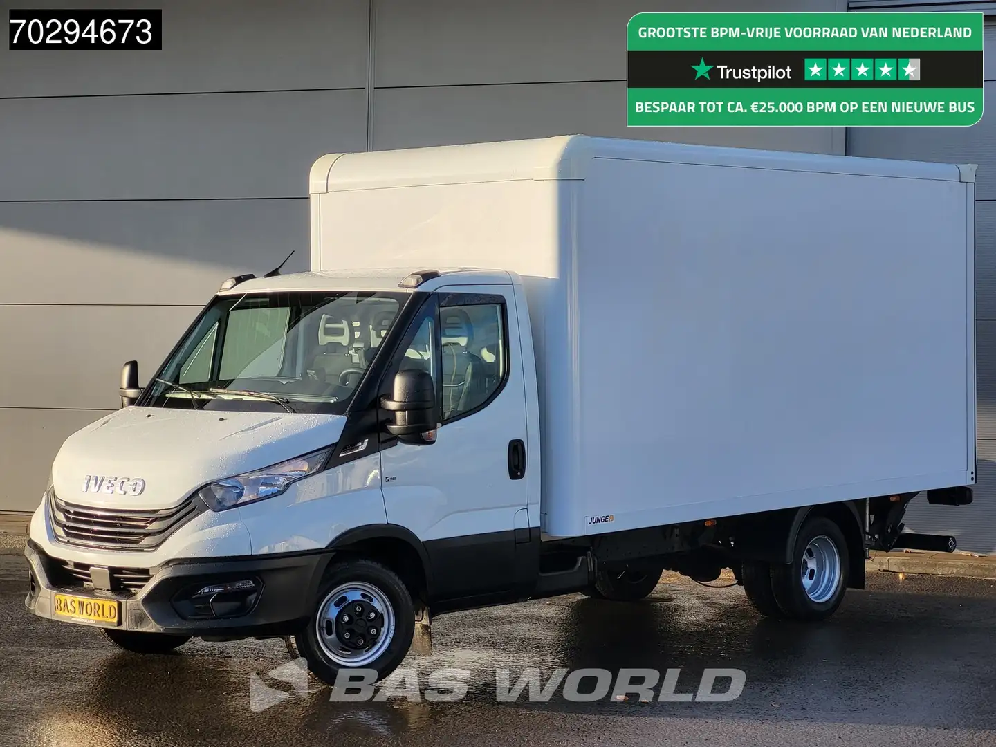 Iveco Daily 35C16 Laadklep Dubbelucht Bakwagen 160PK Airco Cam Blanc - 1