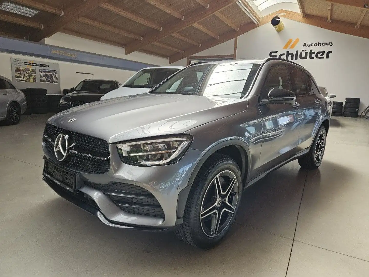Mercedes-Benz GLC 300 de 4M AMG-Line+Night+High-End Gris - 1