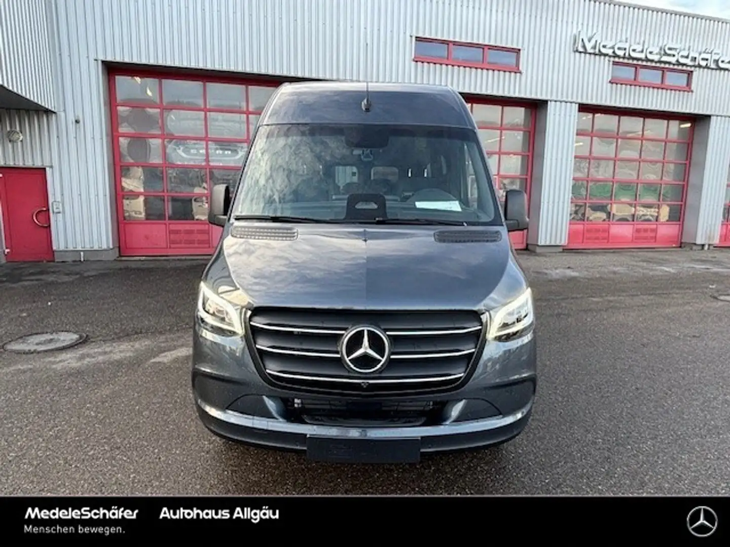 Mercedes-Benz Sprinter Transfer 45 Ledersitze Gepäckablagen Ausflugsv. Gris - 2