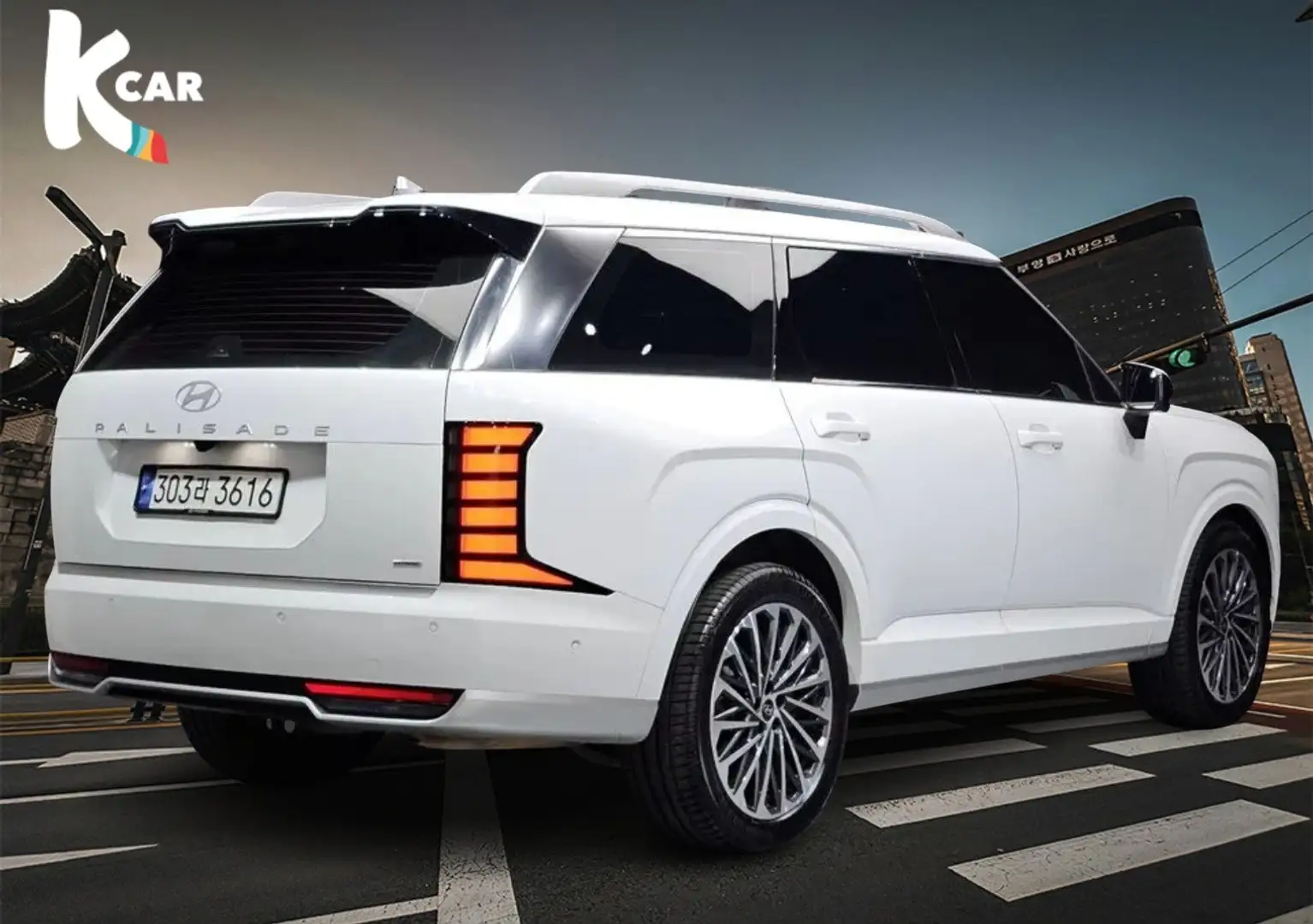 Hyundai PALISADE LX3 2.5T 4WD Calligraphy 7-Seater - Koreaimport Weiß - 2