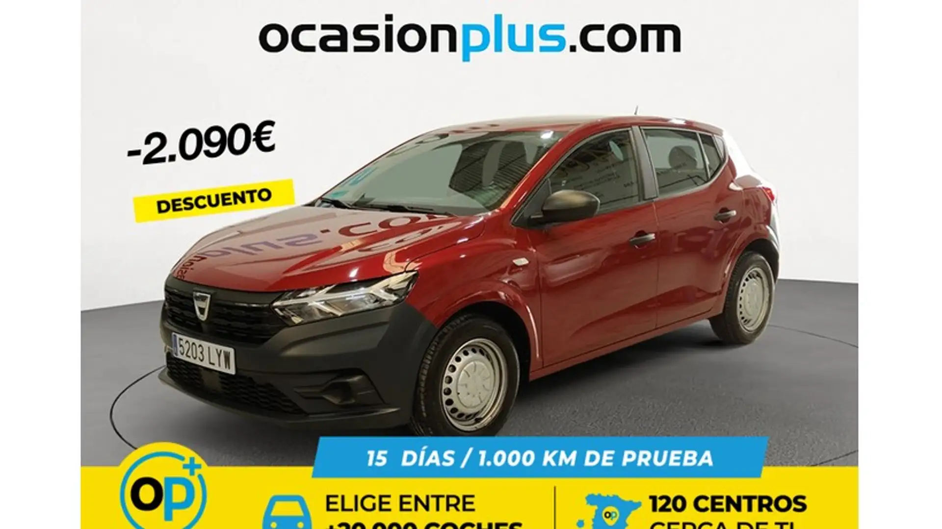 Dacia Sandero SCe Access 49kW Rot - 1
