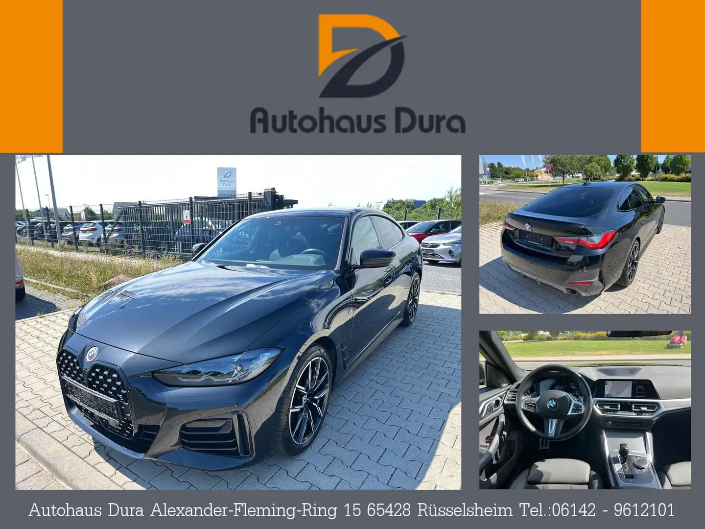BMW 420 d M Sport M 50 Jahre Emblem Aut. Noir - 1