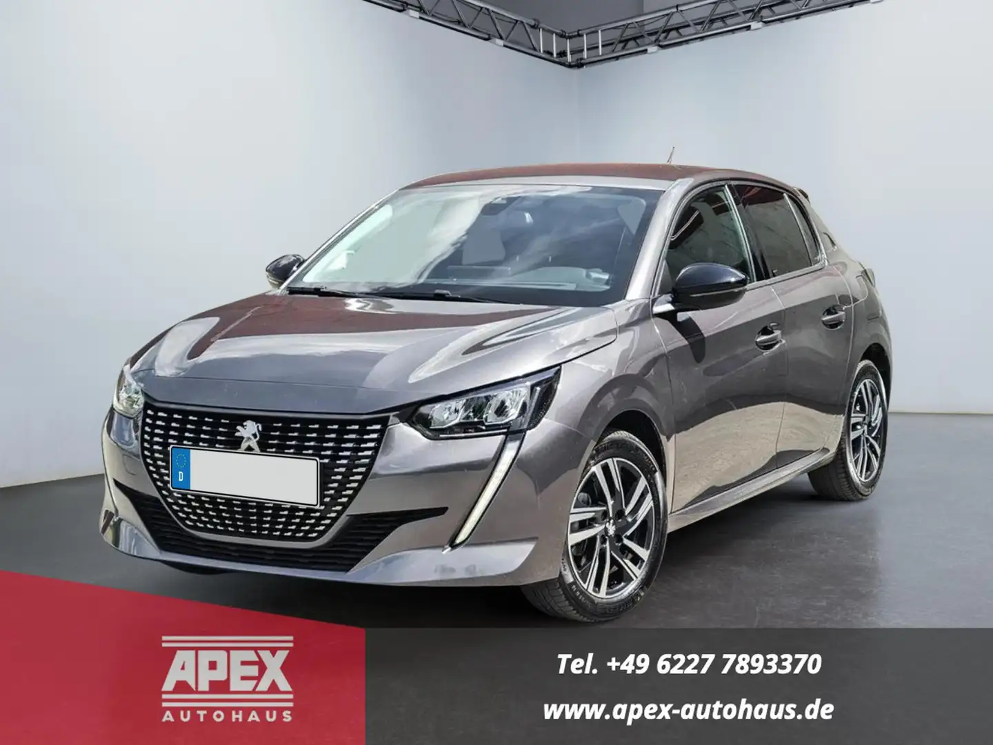 Peugeot 208 1.2 PureTech 100 Allure Pack NAVI Automatik PDC... Grau - 1