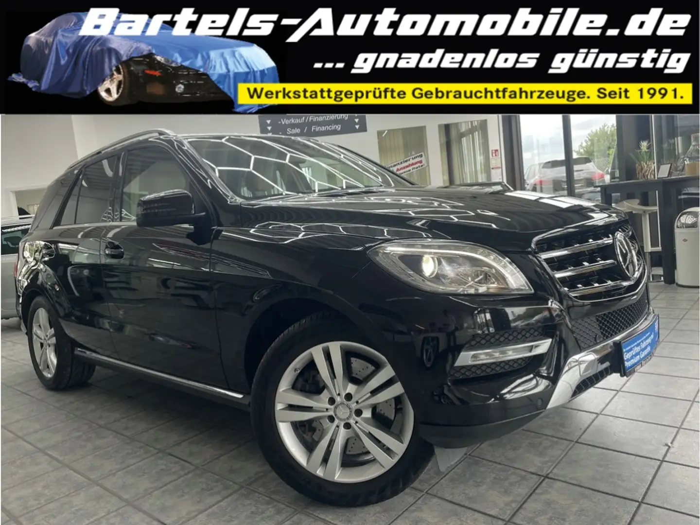 Mercedes-Benz ML 500 CGI V8 BE 4Matic, 1.Hand, Leder, 7G, Pano Noir - 1