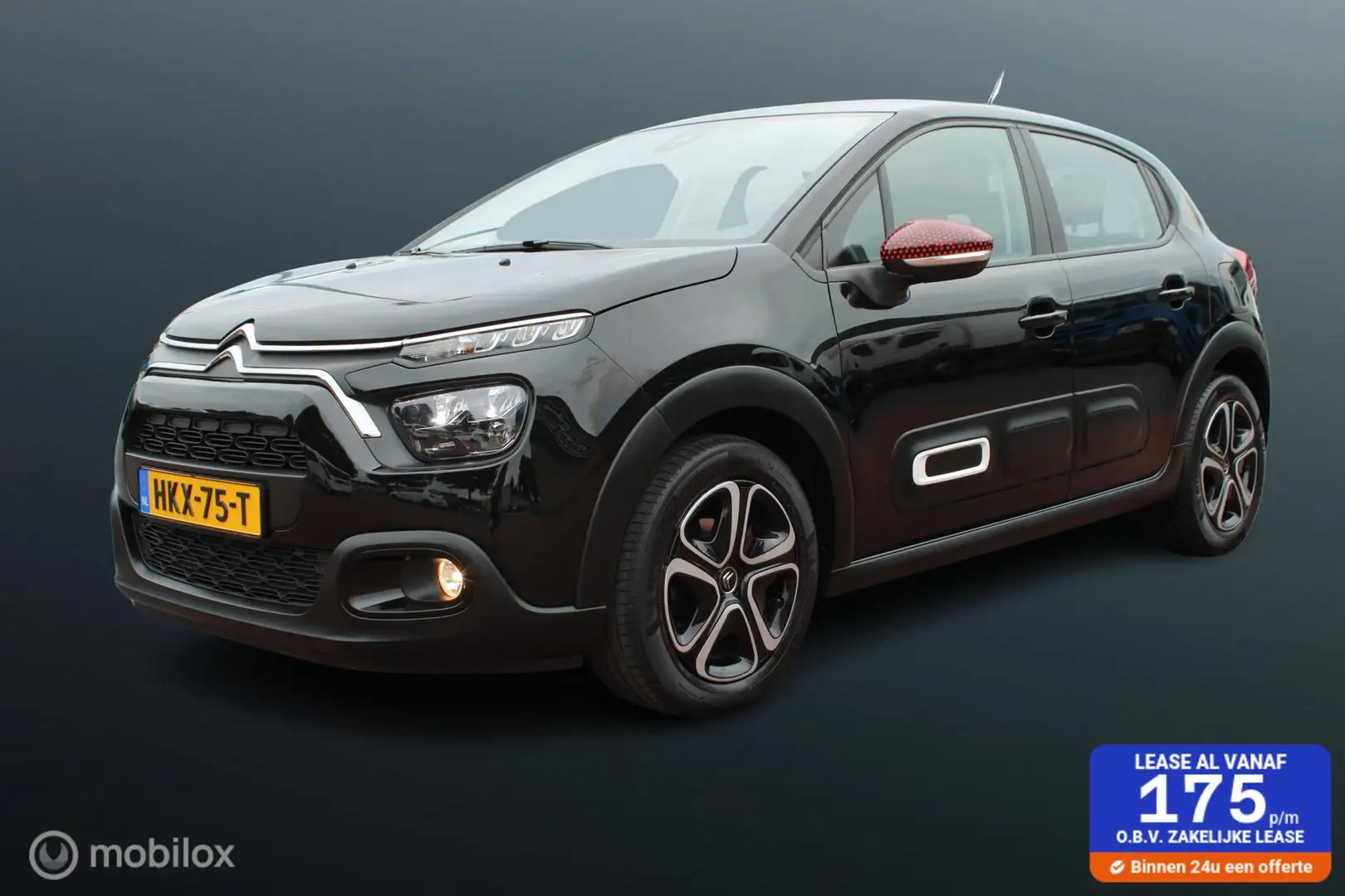 Citroen C3 1.2 PureTech Business, Pdc, App connect, Cruise, A Zwart - 1