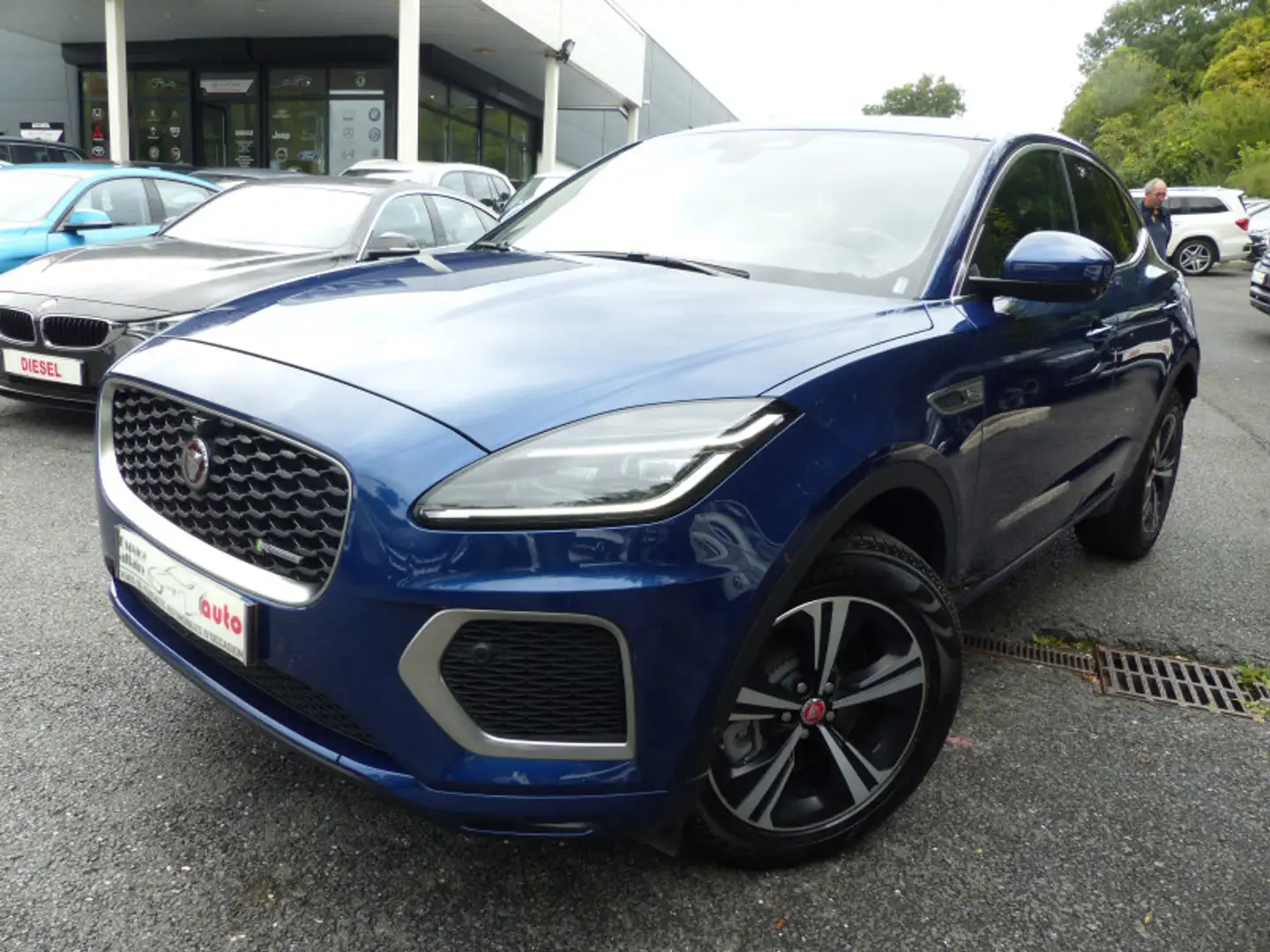 Jaguar E-Pace P300E PHEV R-DYNAMIC HSE BVA AWD Bleu - 1