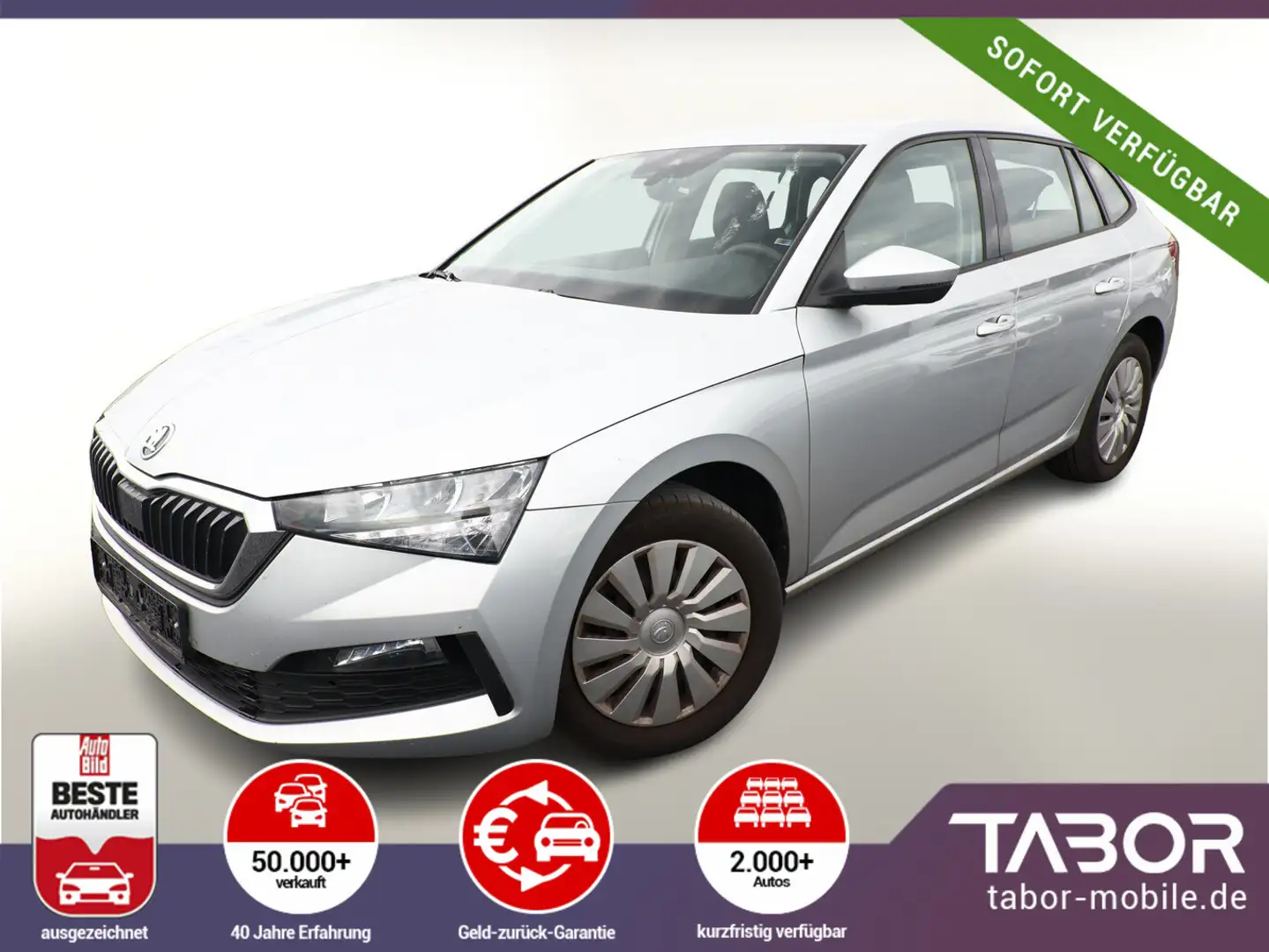Skoda Scala 1.0 TSI 95 Cool Plus LED PDC SHZ Klima Silber - 1