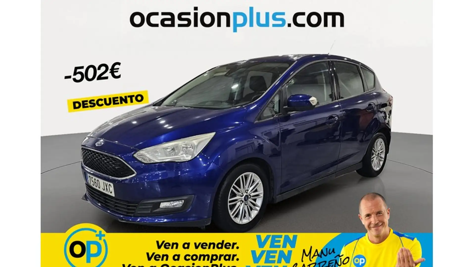 Ford C-Max 1.0 Ecoboost Auto-S&S Trend+ 125 Azul - 1