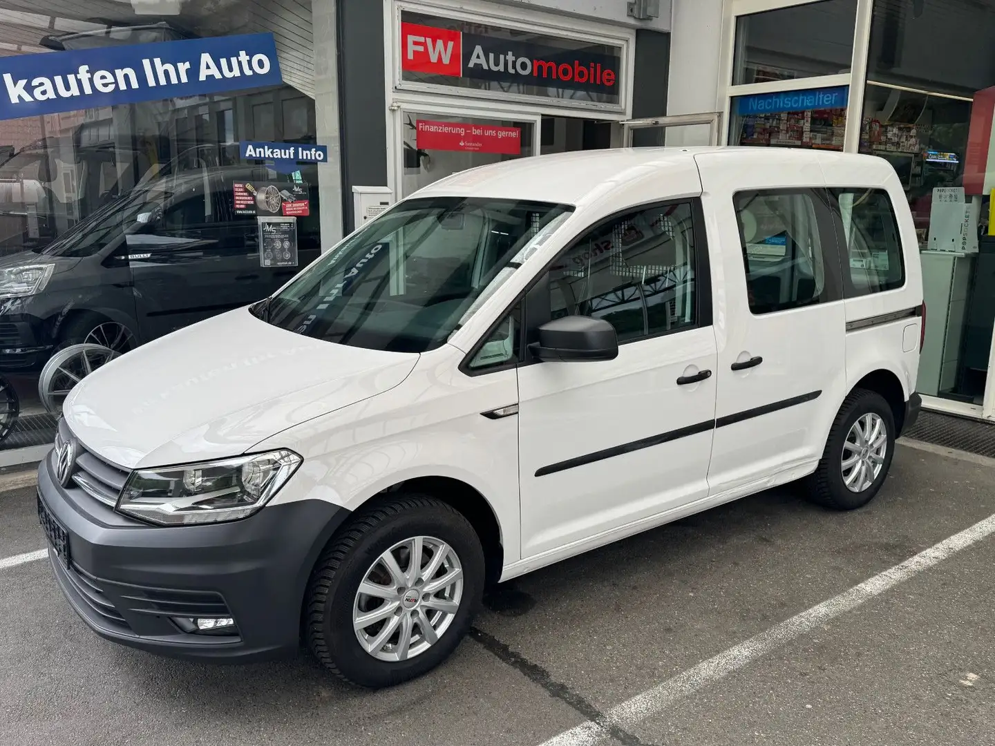 Volkswagen Caddy 2,0 TDI DSG LKW Scheiben Klima Flügeltüren Blanco - 1